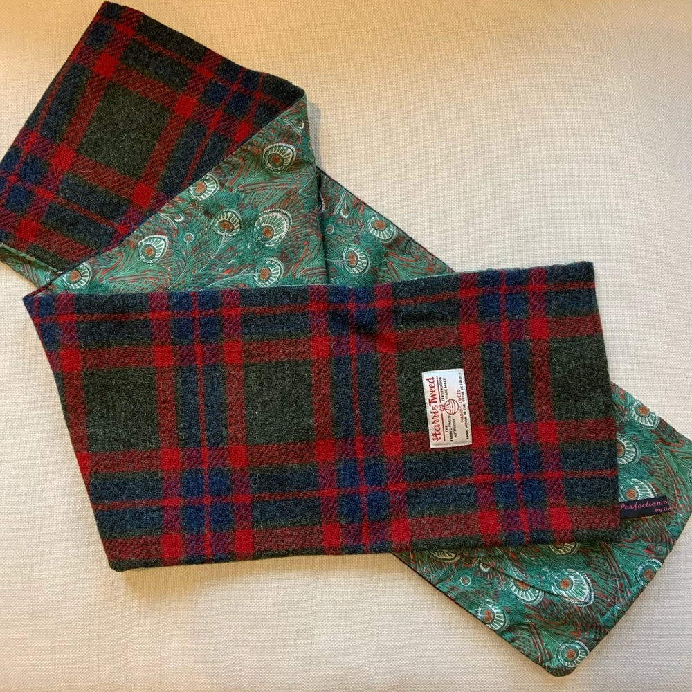 Harris Tweed double sided winter scarf
